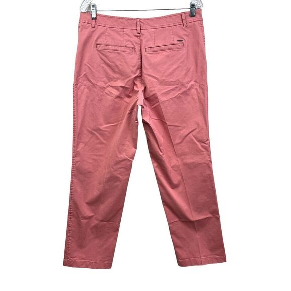L.L Bean Favorite‎ Fit Jeans Straight Stretch Pockets Zip Fly Salmon Women Sz 34 - Picture 6 of 8